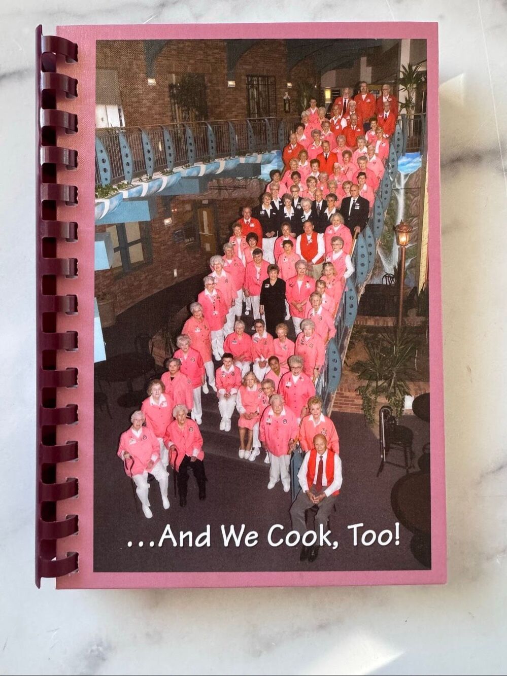 And we can cook too Pink Ladies cookbook vintage recipe collection spiral notebo